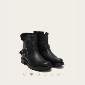 frye double buckle veronica boot
